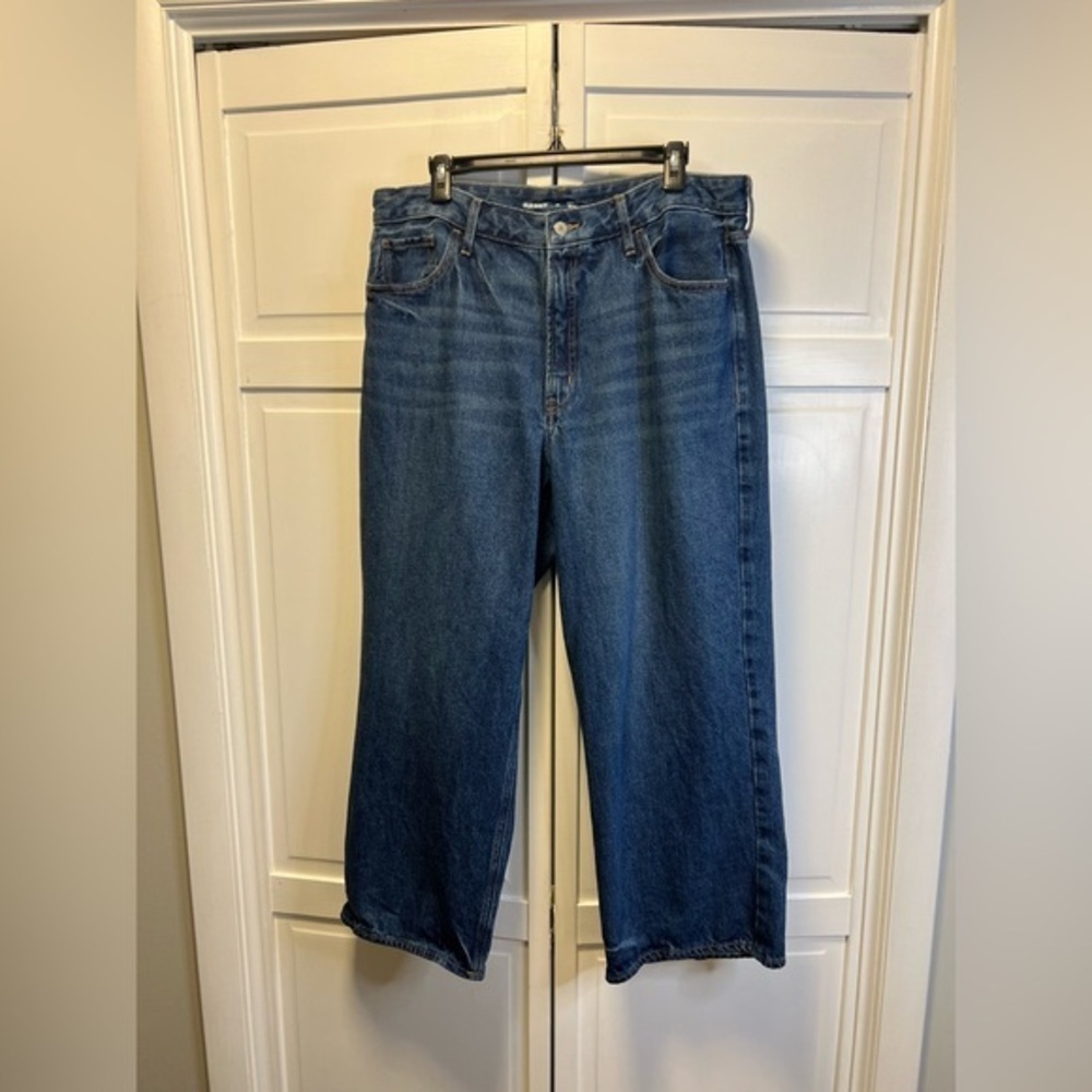 Old Navy Women’s Extra High Rise Wide Leg Pants Size Women’s 16 Color Blue